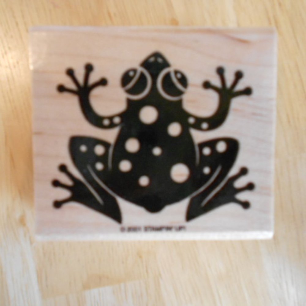 Stampin Up! Set of 6 Leapfrog Rubber Stamps - Picture 3 of 12